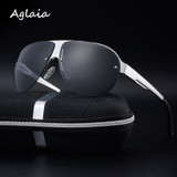 oculos New aluminium magnesium alloy men tide sunglasses polarizing sunglasses driving goggles oculos de sol feminino