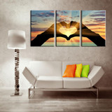 Ocean Hearts Modular pictures painting on the wall Modular wall paintings canvas painting oil painting
