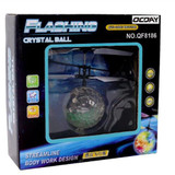 OCDAY Fly Flashing Ball Toys Hand Remote Control RC Helicopter Flying Quadcopter Drone LED Light Ball Funny Toy Gift For Kids