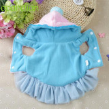 Ocardian pet Winter clothes Fleece Vest Hoodie Puppy Apparel Dog Coat for small dogs u6914