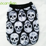 Ocardian dog vest Pet Puppy Small Dog Cat Pet Clothes Skull Vest T-Shirt u7105 DROP SHIP