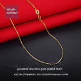 NYMPH Pearl Jewelry Natural Pearl Necklace Pendant White Pearls 9-10mm Real Freshwater Party For Women
