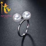 NYMPH  Pearl Jewelry Set Natural Freshwater Pearl Necklace Pendant Earrings For Women  T118
