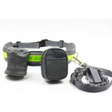 Nylon Pets Dog Cat Running Dog Leash Padded Waist With Reflective Strip & Elastic Leash & Zipper Bag Mascotas Accesorios SS4