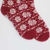 Nylon Lined Women Indoor Socks Layer Skid Home Reindeer Dual Crew Brand Christmas Winter Warm Soft Slipper Socks For Female