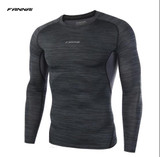 Newest Fitness Men Long Sleeve Exercise Casual T Shirt Men Thermal Muscle Bodybuilding Compression Tights Shirt Skins Gear Cool