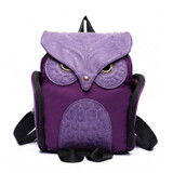 Newest Fashion Women Nylon Owl Backpack Female Cartoon School Bags Mujer Gothic Mochila Escolar Girls Stylish Cool Bagpack Black