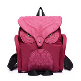 Newest Fashion Women Nylon Owl Backpack Female Cartoon School Bags Mujer Gothic Mochila Escolar Girls Stylish Cool Bagpack Black
