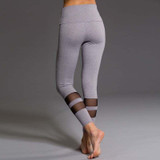 Newest Fashion Causal Women Slim Leggings Patchwork Fitness Leggings High Waist Stretch Womens Solid Pants Female Long Trousers