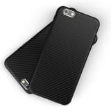Newest Environmental Carbon Fiber Case For iPhone 6 6S Plus Soft Anti-Skid Anti-Knock Cover For iPhone 7 / Plus Leather Skin Bag
