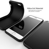 Newest Environmental Carbon Fiber Case For iPhone 6 6S Plus Soft Anti-Skid Anti-Knock Cover For iPhone 7 / Plus Leather Skin Bag