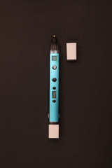 Newest 3D Pen MYRIWELL RP-100C Third generation USB Plug 5V 2A Creative Caneta Pen 3D graffiti pen Digital 4 speed regulation