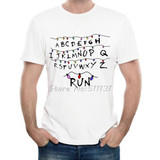 Newest 2017 Fashion Stranger Things T Shirt Men's Cartoon Character T-shirt Summer Hipster Cool Tops Tee Clothing