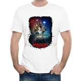 Newest 2017 Fashion Stranger Things T Shirt Men's Cartoon Character T-shirt Summer Hipster Cool Tops Tee Clothing