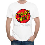 Newest 2017 Fashion Stranger Things T Shirt Men's Cartoon Character T-shirt Summer Hipster Cool Tops Tee Clothing