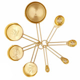 Gold 8Pc Measuring Spoons