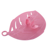 Newest 1PC Durable Clean Leaf Shape Rice Wash Sieve Cleaning Gadget Kitchen Clips Tools Levert Dropship dig129
