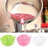 Newest 1PC Durable Clean Leaf Shape Rice Wash Sieve Cleaning Gadget Kitchen Clips Tools Levert Dropship dig129