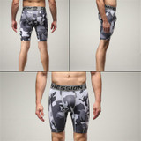 Newest  Brand Clothing Male Compression Shorts Board Bermuda Masculine Short Pants Quick-drying Camouflage Tights