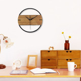 Wood Center Wall Clock