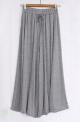 New Women's Summer Modal Casual Wide Leg Pants Loose Harem Pants Fashion Elastic Waist Outdoors Plus Size Female Trousers 1802