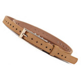 New Women's Lady PU Leather Skinny Thin Narrow Buckle Waist Belt Waistband Strap