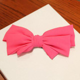 New Arrival Fashion Big Bow Chiffon Hair Clips Barrettes Women Hair Accessories New Arrival Fashion Big Bow Chiffon Hair Clips Barrettes Women Hair Accessories