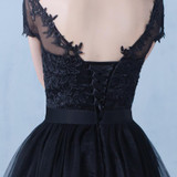 New arrival elegant party mini prom dress Vestido de Festa A-line appliques lace-up  cocktail party dress free shipping