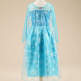 New Arrival Dresses Girls Princess Anna Elsa Cosplay Costume Kid's Party Dress Kids Girls Clothes
