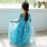New Arrival Dresses Girls Princess Anna Elsa Cosplay Costume Kid's Party Dress Kids Girls Clothes