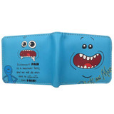 New Arrival Cartoon Ricky and Morty Men Wallets Children Women Short Leather Prints Purse Coins Purse Zipper Pocket Cards Holder