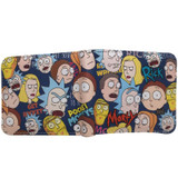 New Arrival Cartoon Ricky and Morty Men Wallets Children Women Short Leather Prints Purse Coins Purse Zipper Pocket Cards Holder