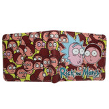 New Arrival Cartoon Ricky and Morty Men Wallets Children Women Short Leather Prints Purse Coins Purse Zipper Pocket Cards Holder