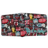 New Arrival Cartoon Ricky and Morty Men Wallets Children Women Short Leather Prints Purse Coins Purse Zipper Pocket Cards Holder