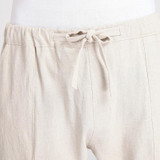 New Arrival Beige Chinese Men's Kung Fu Trousers Cotton Linen Pants Clothing Size S M L XL XXL XXXL 2608