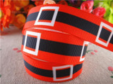 New arrival 7/8" (22mm) christmas printed grosgrain ribbons snowflake ribbon hair accessories 10 yards 14120920