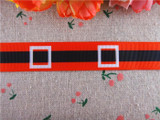 New arrival 7/8" (22mm) christmas printed grosgrain ribbons snowflake ribbon hair accessories 10 yards 14120920