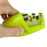 New Arrival 5 Color Portable Kitchen Taidea Knife Sharpener Sharpening Tools for Knife Two Diamond &amp; Ceramic Sharpener