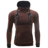New Brand Sweatshirt Men Hoodies Fashion Solid Fleece Hoodie Mens Hip Hop Hoody Men's Tracksuits Slim Fit Men Sweatshirt
