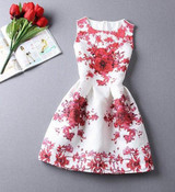 New Brand Print Dress Vestido De Festa Women Summer casual Dress Vintage Sexy Party Vestidos Plus Size Ladies Maxi Boho Clothing