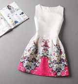 New Brand Print Dress Vestido De Festa Women Summer casual Dress Vintage Sexy Party Vestidos Plus Size Ladies Maxi Boho Clothing