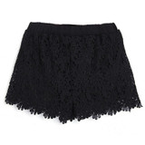 New Brand Korean Style 2017 Sexy Womens Summer Casual Sweet Elastic Waist Lace Shorts Short Pants