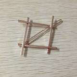 New Brand Fashion Hairpin Star Moon Triangle Hair Clip Fine Jewelry Hairgrip Hair Clip For Headwear Women Hair Accessories