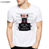 New brand clothing Summer Fashion French Bulldog Design T Shirt Men's High Quality dog Tops Hipster Tees funny t-shirt for men