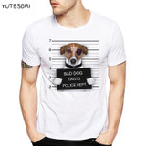 New brand clothing Summer Fashion French Bulldog Design T Shirt Men's High Quality dog Tops Hipster Tees funny t-shirt for men