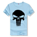 New Brand Clothing Summer Skull Dark Souls Punisher Print 3D T Shirt Men T-shirts 100% Cotton T-shirt Man Shirts Blouse Camiseta