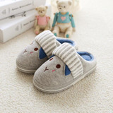 New Brand Children Warm winter Cotton Slippers Kids Cartoon Rabbit Home Furnishing Shoes Baby Boys Girls Indoor Antiskid Slipper