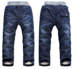 New Brand Children clothing Jeans For Kids Thick Winter Warm Pants Cashmere Kids clothes Pants Boys/Girls Winter Warm Jeans