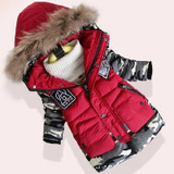 New Boys Parka Childen Winter Jackets for Boys Down Jackets Coats Warm Kids Baby Thick Cotton Down Jacket Cold Winter