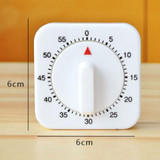 New Arrivals White Kitchen Square 60 Minute Mechanical Timer Reminder Counting high quality